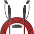 15FT SAE Extension Cable, 12AWG SAE to SAE Extension Cable Quick Disconnect Wire Harness, SAE Connector Cable for Solar Panel, Battery, Motorcycle...