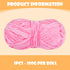 100g Chenille Yarn, Blanket Yarn for Knitting, Soft Chenille Yarn, Crochet Yarn for DIY Craft, Making Sweater, Hat, Blankets (Pink)......
