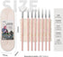 HIMI Paint Brushes Set 8 Pcs for Acrylic Oil Gouache Paint?2 Flat & 2 Round & 2 Liner &1 Filbret &1 Fan, 8pcs Brushs, Interesting Designed Nice Gi...