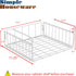 Simple Houseware Under Shelf Basket, White...