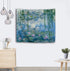 Monet Tapestry Water Lilies Flowers Tapestry Wall Hanging Art Home Decor for Living Room Bedroom Dorm 60 x 40 Inches...