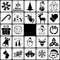 24pcs Christmas Stencils for Crafts, 3x3in Small Christmas Templates for Painting on Wood Reusable Snowman Decoration Stencils for DIY Xmas Orname...