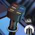 Ajxn Pack-1 Car Charger Adapter, 6 USB Multi Port Fast Charger, QC3.0 USB Fast Charger, Universal for Most Cell Phones, iPhone (Black)......
