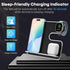 3-in-1 Wireless Charger for Apple Fanboys: Aluminum Alloy Charging Station for iPhone Apple Watch and Airpods - Detachable Travel Charger for Mult...