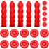 Caulk Cap Caulk Tube Covers, 20 Pieces Caulk Finishing Tool Caulk Saver Sealer for Sealing and Preserving...