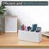Pencil Pen Holder for Desk, Wooden Office Desk Organizers and Accessories with 4 Slots for Countertop, Makeup Brush Holder Organizer for Bathroom ...