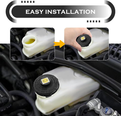 Brake Master Cylinder Cap,Brake Fluid Cap Replacement OEM#46662-SLE-J01,46662-SDC-A02,Brake Fluid Reservoir Cap Compatible with Honda Fit EV Accor...