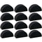 Bowitzki Face Paint Sponges Face Painting Half Moon Black Sponges High 12 Pieces for Art Work and Body Paint...