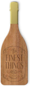 Genuine Fred Champagne Acacia Wood Cheese Board with Knife, Assorted...