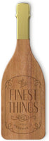 Genuine Fred Champagne Acacia Wood Cheese Board with Knife, Assorted...