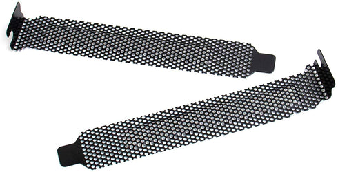 AUEAR, 10 Pack Black PCI Slot Cover Hard Steel Filter Blanking Plate with Screws...