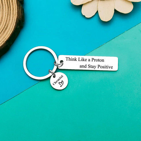 Gifts for Chemist Keychain Chemistry Science Chemist Teacher Appreciation Gifts Inspirational Gifts for Scientist Physicist Science Graduation Gif...