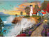 Bits and Pieces - 500 Piece Jigsaw Puzzle for Adults - ‘Lighthouse Park’ 500 pc Large Piece Sunset by The Ocean Jigsaw by Artist David Maclean - 1...