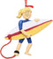 Surfer Ornament - Female - Blonde...