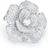 Elegant Crystal Blooming Rose Flower Brooch Lapel Pin Breastpin for Women Birdal Cardigan Hat Scarf Suit Sweater Floral Pins...