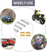 Brake Line Repair Kit - Upgraded 3/16 Stainless Steel Brake Line Including 2 Convex Connectors and 2 Concave Head Connectors, 4 Brass Compression ...