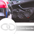 X AUTOHAUX 2Pcs Car Speaker Spacer Ring Mounting Spacer Plate for 2.5 Inch Speakers Acrylic 60mm ID Universaly...