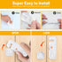 6 Pack Fridge Locks for Kids, Cabinet Locks Baby Proofing, Child Proof Refrigerator Lock, Door Locks for Kids Safety, Baby Locks for Cabinets and ...