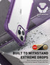 i-Blason Ares Case for iPhone 12 Pro Max 6.7 inch (2020 Release), Dual Layer Rugged Clear Bumper Case with Built-in Screen Protector (Purple)...