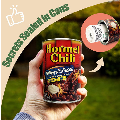Fake Soup Can Diversion Safe - Keep Your Valuables Safe - like Jewelry, Cash, Money, Coins, Car Keys - Storage Home Security - Turkey...