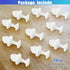 10 Pack RV Refrigerator Clips Compatible with Norcold 617772 Replacement Vent Door Latch, 1/2 Inch Thin Wall Plastic RV Camper Refrigerator Vent C...