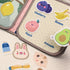 Baby Books Bath Toys Pastable Cognitive Touch and Feel Cloth Soft Crinkle Books Early Education Toys, Kids Infant Toddlers Christmas Birthday Gift...