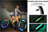 Rottay Bike Wheel Lights, Bicycle Wheel Lights Waterproof RGB Ultra Bright Spoke Lights 14-LED 30pcs Changes Patterns -Safety Cool Bike Tire Acces...