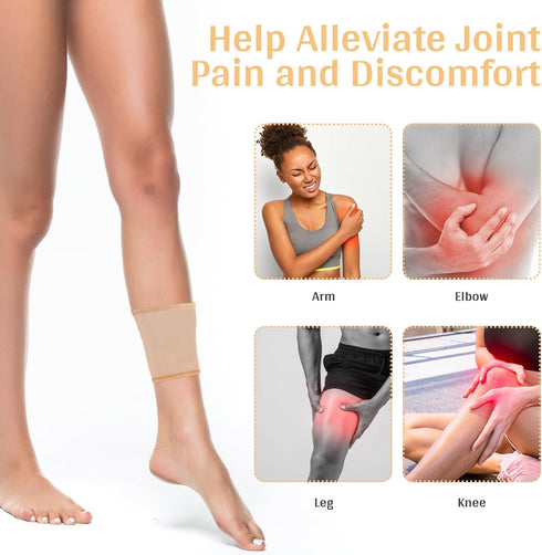 2Pcs Castor Oil Joint Pack - Reusable Essential Oil Leg Care Pack Leakproof Castor Oil Hand Pack Complementary Therapy for Arthritis, Gout, Tendon...