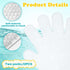 12 Pcs Dog & Cat Cleaning Glove Wipes,Dog & Cat Pet Bath Wipes,Cleaning and Deodorizing Pet Grooming Gloves,No-Rinse Disposable Wipes,Cleans-Sooth...