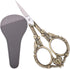 Precision Embroidery Scissors – 4.6in Vintage Classic Straight Pointed Shears, Sharp Stainless Steel Small Detail Thread Snips for Needle Craft, S...