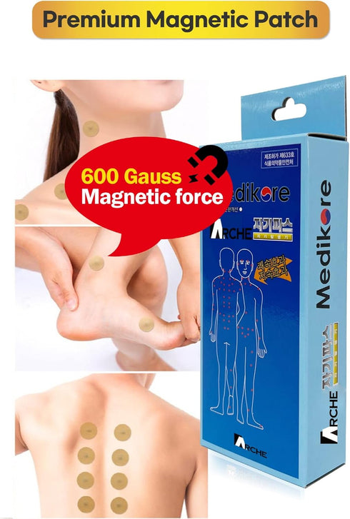 100pcs ACU-Magnetic Patches Healing Tip Magnet Pain Relief Like Acupuncture Pre-attached to Plasters for shoulder wrist neck arm leg back...