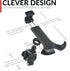 New 2025 Bicycle & Motorcycle Phone Mount - The Most Secure One-Handed Bike Phone Holder for iPhone, Samsung or Any Smartphone. Stress-Resistant a...