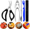 Crab Crackers and Tools Stainless Steel Lobster Crackers and Picks Set Forks Nut Cracker Set Opener Shellfish Lobster Crab Leg Crackers...