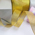 YAKA 2 Rolls 4/5 Inch 50 Yards Polyester Yarn Metallic Glitter Ribbon for Holiday Wedding Birthday Party Decoration Gift Wrapping (Black and Gold,...