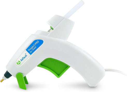 AdTech Project Pro Hot Glue Gun - Precision Crafting Tool, White...