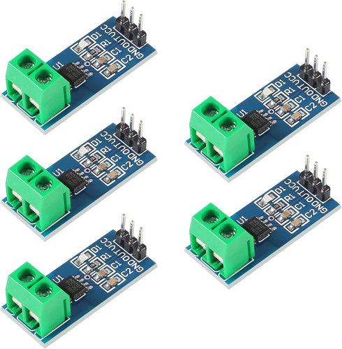 5pcs ACS712 30A Range Current Sensor Module Detector ACS712ELC 5A 20A 30A Amps Amperage (30A)...