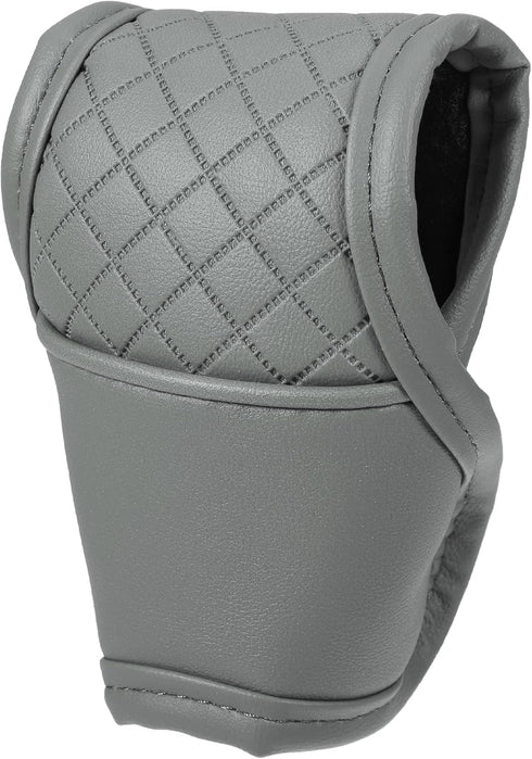 Motoforti Universal Car Gear Shift Cover Shift Knob Cover Gear Stick Cover Automatic Shift Gear Cover, Fashionable, Faux Leather, Gray...