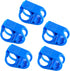 5 Pcs Plastic Tubing Clamps, 1/4" - 1/2" Tube O.D. Adjustable Tube Clamp Shut Off Hose Clamp, Laboratory Pinch Valve Flow Control Hose Clamp?Blue?...