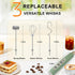 YUSWKO Granite Green Handheld Milk Frother Wand for Coffee, Rechargeable Electric Whisk with 3 Heads 3 Speeds Drink Mixer Coffee Frother For Latte...