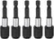 5pack 60mm Magnetic Screwdriver Bits Holder Extension Quick Release Drill Bit Chuck Adapter with 1/4" Hex Shank for Socket Driver Adapter Power To...
