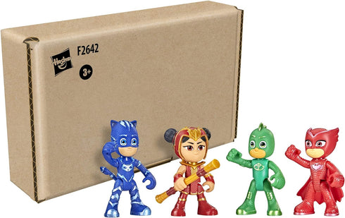 PJ Masks Heroes and an Yu Figure Set Preschool Toy, 4 Poseable Action Figures and 1 Accessory for Kids Ages 3 and Up (Amazon Exclusive)...