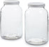 1790 Large Glass Jars with Lid - Wide Mouth 1 Gallon Glass Jar with Lid - Glass Gallon Jar for Kombucha & Sun Tea - Gallon Mason Jars are Large Gl...
