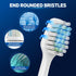Toothbrush Replacement Heads for Aquasonic Duo Series and Home Dental Center - 8 White + 8 Black...