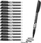 MaxGear Dry Erase Markers, 15 Count Fine Tip Dry Erase Markers Black, Fine Point Dry Erase Markers Low Odor, White Board Dry Erase Markers Bulk, T...