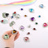 ASH'S CHOICE 134Pcs Earrings Beading Hoop Jewelry Charms Kit, Rhinestone Pendant Wine Charms for Stem Glasses, Wine Glass Markers, Jewelry Making...