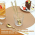 Long Handle Spoon 9.5 Inch Iced Cream Spoons Tea Spoon Coffee Stirrers Ice Spoon Stainless Steel Cocktail Stirring Spoons Dessert Milkshake Teaspo...