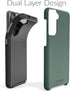 Crave Dual Guard for Galaxy S21 Case, Shockproof Protection Dual Layer Case for Samsung Galaxy S21, S21 5G (6.2 inch) - Forest Green...