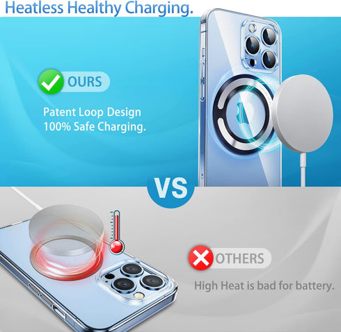 4PCS Magsafe Ring for Magsafe, Magnet Adapter, Magsafe Sticker with 3M Adhesive, Black Metal Loop for Wireless Charger/Card Wallet/Car Mount/Batte...