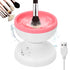 Reiyu Makeup Brush Cleaner Machine, Electric Makeup Brush Cleaner, Automatic Spinning Make Up Brush Cleaner Fit for All Size Makeup Brush?White?...