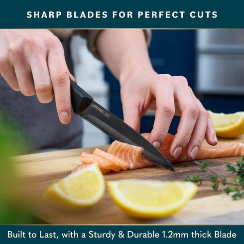 Home Hero 2 Pcs Vegetable Knife with Sheath - High Carbon Stainless Steel Chopping Knife with Ergonomic Handle - Razor-Sharp Multi-Purpose Kitchen...